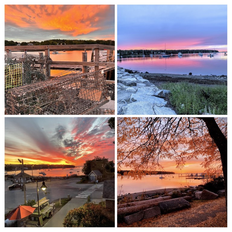 Some of my favorite Maine sunrises and sunsets of the Belfast Bay area